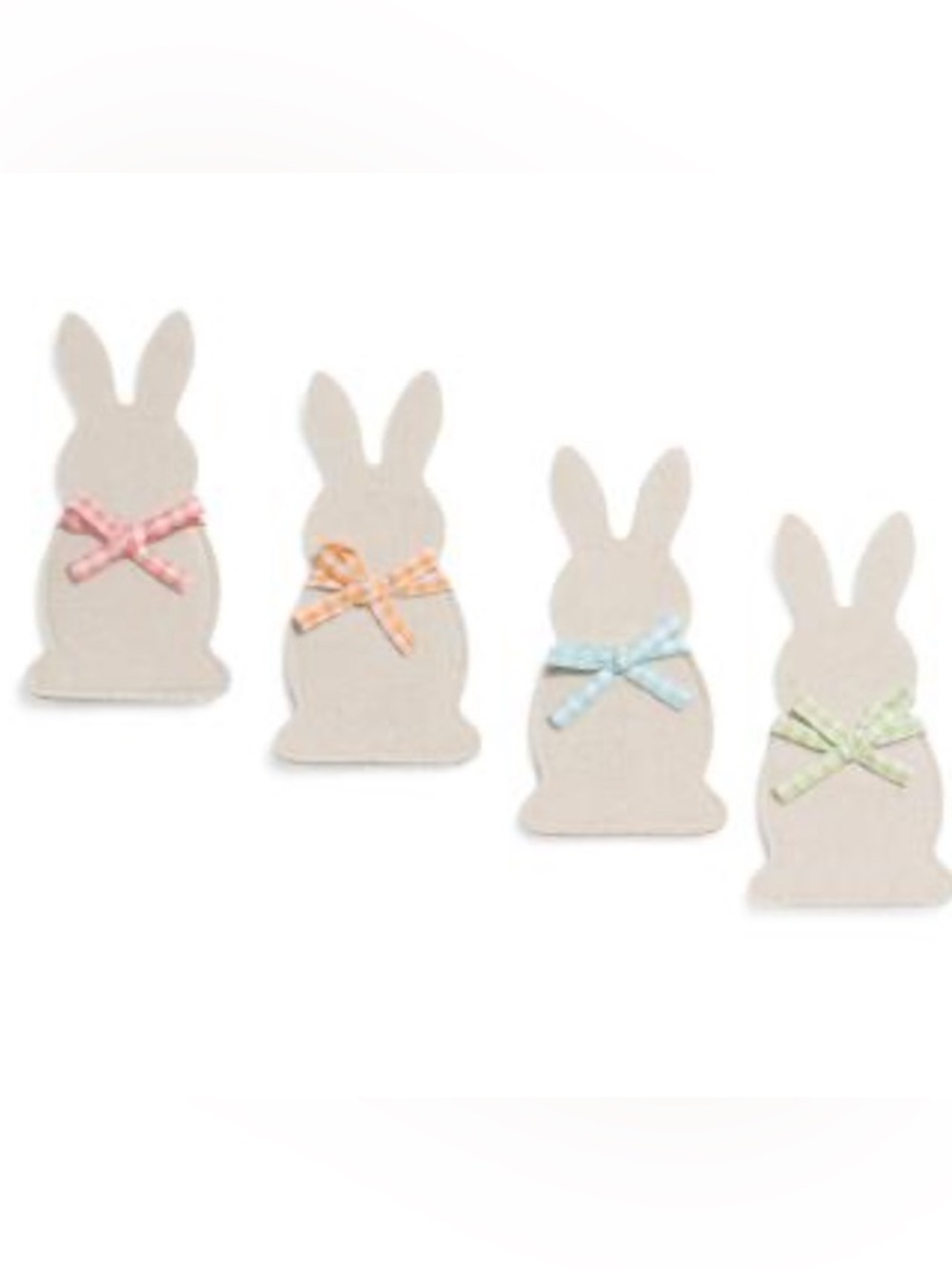 🆕- Isaac Mizrahi Bunny Shaped Utensil Holders - 4 Pack